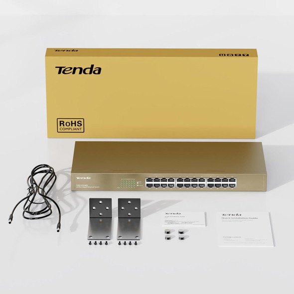 Tenda TEG1024G 24-port Gigabit Unmanaged 10/100/1000 Mbps Ethernet Switch – image 2