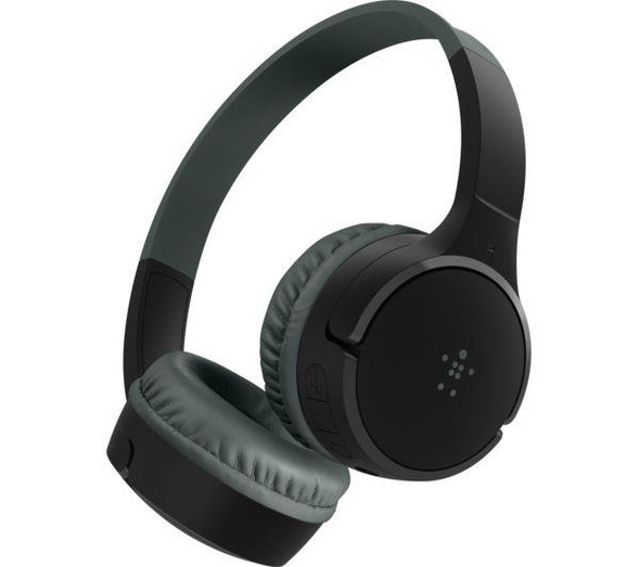 Belkin SoundForm Mini Wireless Bluetooth Kids Headphones - Black