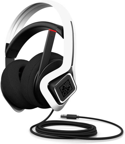 HP Omen Mindframe Prime 7.1 Wired Over Ear Gaming Headset - White