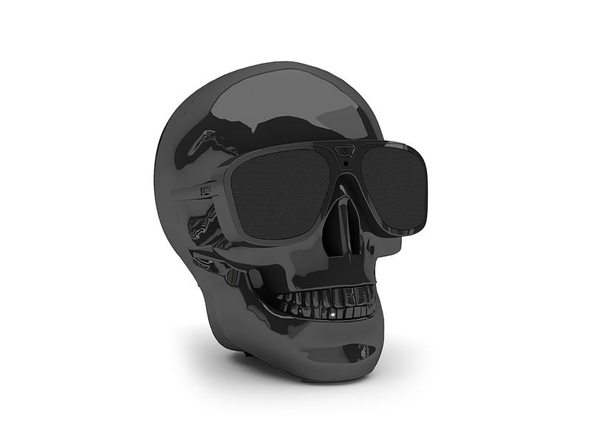 Aeroskull HD+ Chrome Black Bluetooth Speaker Audiodock – image 2