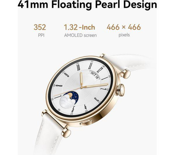 Huawei Watch GT4 41mm - White Smartwatch 55020BJB
