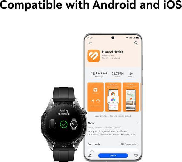 Huawei Watch GT 4 46mm Smart Watch - Black
