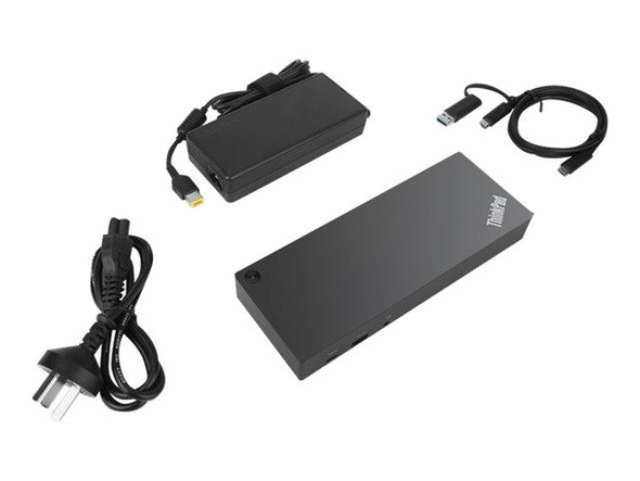 Lenovo Thinkpad Hybrid USB-C With USB-A Dock, Docking Station - 2x HDMI/ 2x DP
