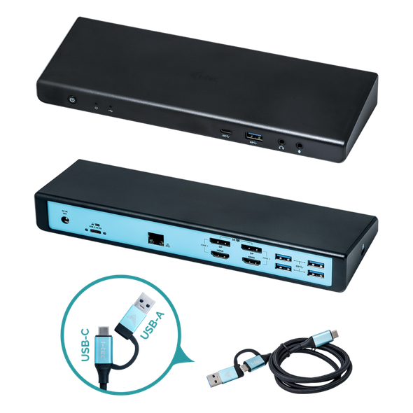 i-tec USB-C Thunderbolt 3 Dual Display Docking Station, Power Adapter 85W – image 2