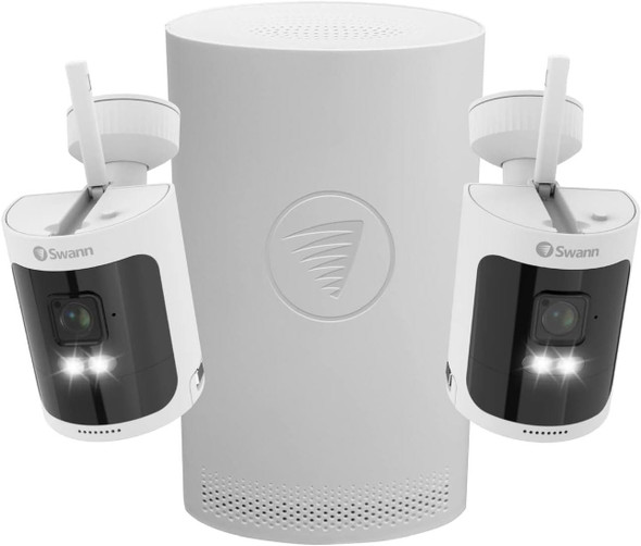 Swann AllSecure600 2K Quad HD Wi-Fi NVR Security System 2-Camera CCTV