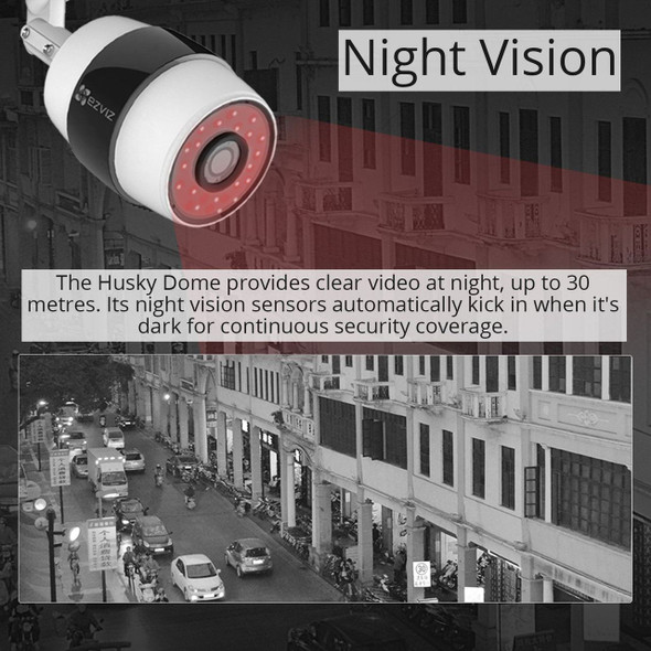 EZVIZ C3S WiFi Smart Home, 1080P Outdoor Security IP Camera, 30m Night Vision