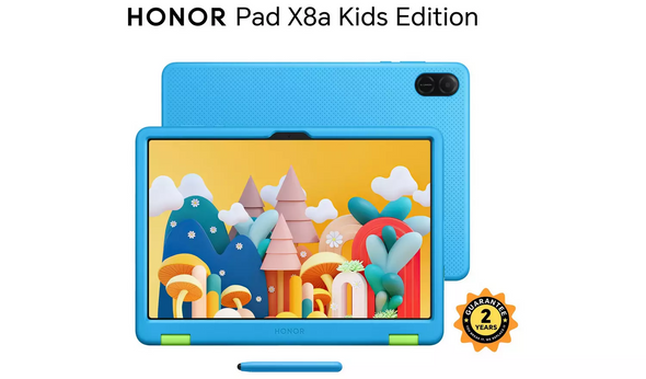 Honor Pad X8a Kids Edition 11" Tablet - Eye Care, Durable, Parental Control
