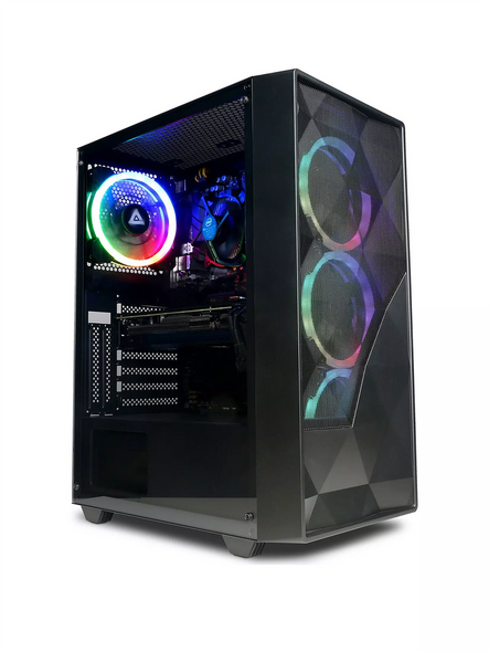 CyberPowerPC Eurus Gaming PC Ryzen 5 4500 RTX 3050 16GB RAM 500GB SSD Windows 11