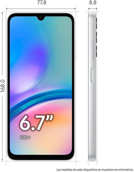 Samsung Galaxy A05s Silver 6.7" Dual SIM Unlocked Google Android Phone 64GB