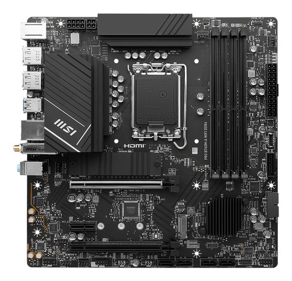 MSI PRO B760M-A WIFI DDR4 motherboard Intel B760 LGA 1700 micro ATX