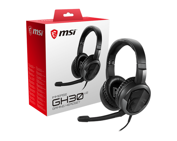 MSI Immerse GH30 V2 Gaming Headphones Headset (S37-2101001-SV1)