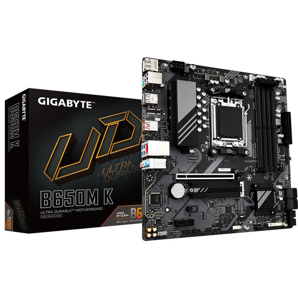 GIGABYTE B650M K motherboard AMD B650 Socket AM5 micro ATX