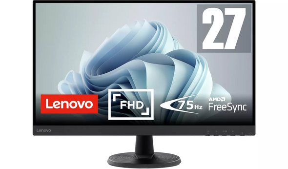Lenovo D27-40 FHD 27" VA 75Hz Monitor HDMI VGA AMD FreeSync