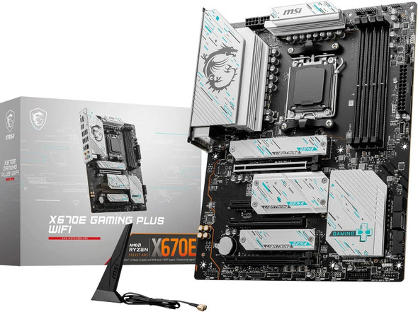 MSI X670E GAMING PLUS WIFI Motherboard ATX AM5 AMD Ryzen DDR5