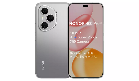 Honor 400 Pro 5G 512GB 12GB RAM Lunar Grey AI Smartphone