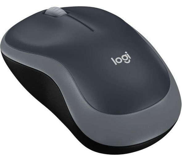 Logitech M185 Wireless Optical Mouse 2.4GHz USB Nano Receiver Ambidextrous Grey