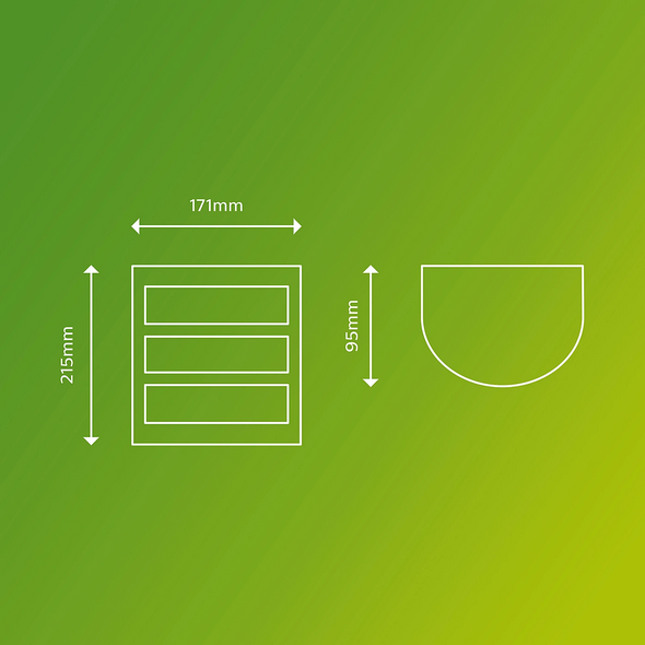 Philips Python LED Outdoor Wall Light with PIR Motion Sensor Anthracite Philips Python LED Outdoor Wall Light with PIR Motion Sensor Anthracite