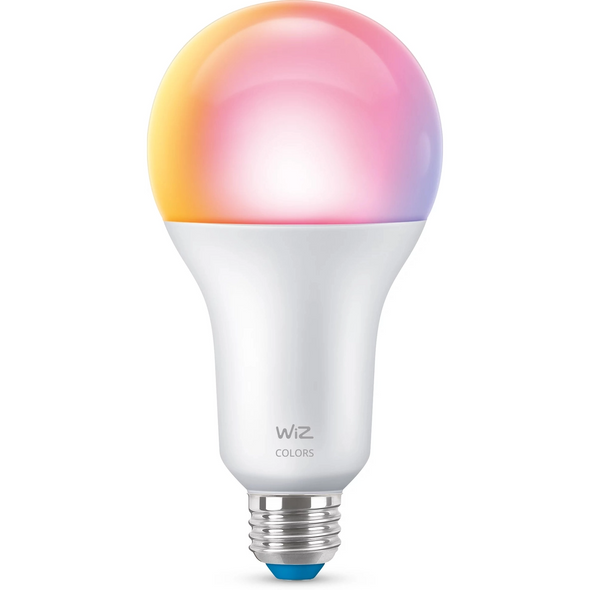 WiZ 40W 150W Equivalent A80 E27 Full Colour Wi-Fi & Bluetooth Smart LED Bulb