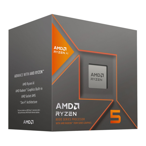 AMD Ryzen 5 8600G 6-Core 5.0GHz AM5 CPU Processor with Radeon Gaming Graphics AMD Ryzen 5 8600G 6-Core 5.0GHz AM5 CPU Processor with Radeon Gaming Graphics