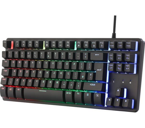 ADX FireFight Core K14 TKL Gaming Keyboard Black Backlit Anti-Ghosting
