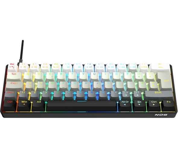 NOS C-450 Mini Pro Mechanical Keyboard Outemu Red Linear Switch RGB Shader NOS C-450 Mini Pro Mechanical Keyboard Outemu Red Linear Switch RGB Shader