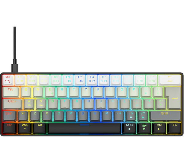 NOS C-450 Mini Pro Mechanical Keyboard Outemu Red Linear Switch RGB Shader NOS C-450 Mini Pro Mechanical Keyboard Outemu Red Linear Switch RGB Shader