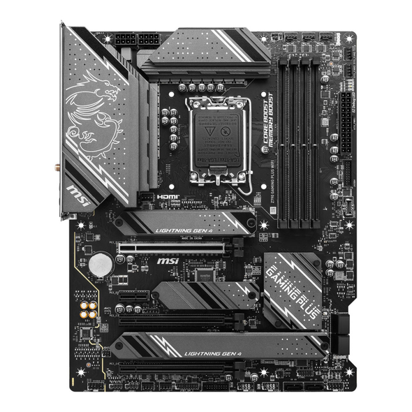 MSI Z790 GAMING PLUS WIFI Motherboard 1700 ATX Intel DDR5 OC PCIe 5.0 20G USB – image 2