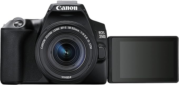 Canon EOS 250D DSLR Camera Body Black 24.1MP 4K Video Wi-Fi Bluetooth 3453C001 Canon EOS 250D DSLR Camera Body Black 24.1MP 4K Video Wi-Fi Bluetooth 3453C001