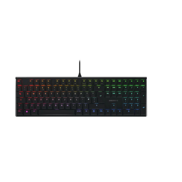 CHERRY MX 10.0N RGB Mechanical Gaming Keyboard Low Profile Speed Switches Black