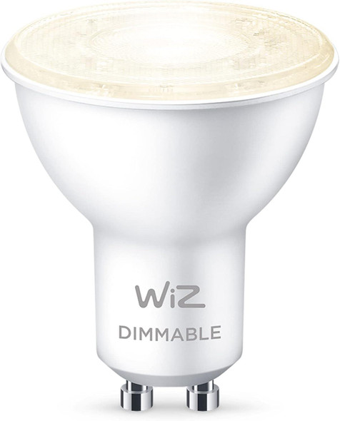 WiZ Wi-Fi BLE 50W GU10 Smart LED Spot Bulb Warm White Dimmable