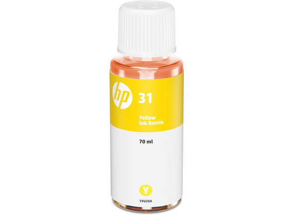 HP 31 Yellow Original Ink Bottle 70ml High Yield 8,000 Pages for Smart Tank