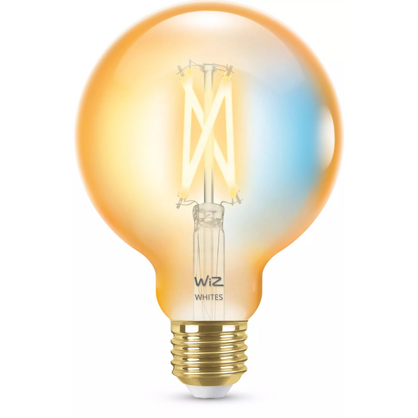 Wiz WiFi Smart LED Filament Globe Bulb G95 E27 Vintage Amber Dimmable Light