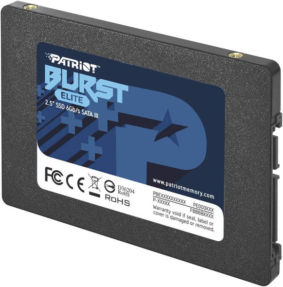 Patriot Burst Elite 480GB 2.5" SATA III SSD 450MB/s 7mm