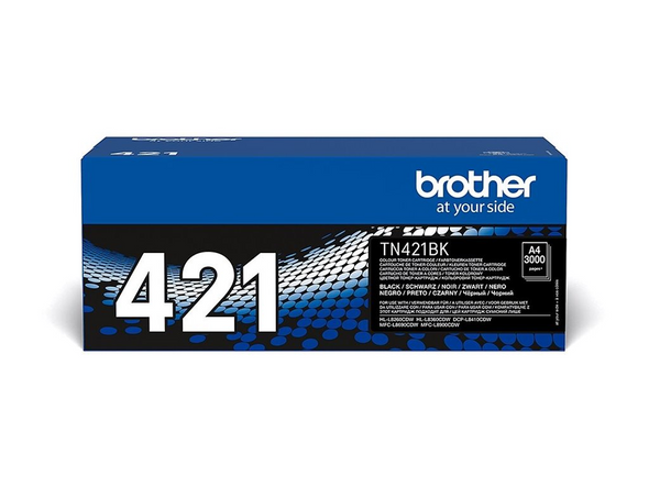 Brother TN-421BK Black Toner Cartridge 3000 Pages Original Laser Toner