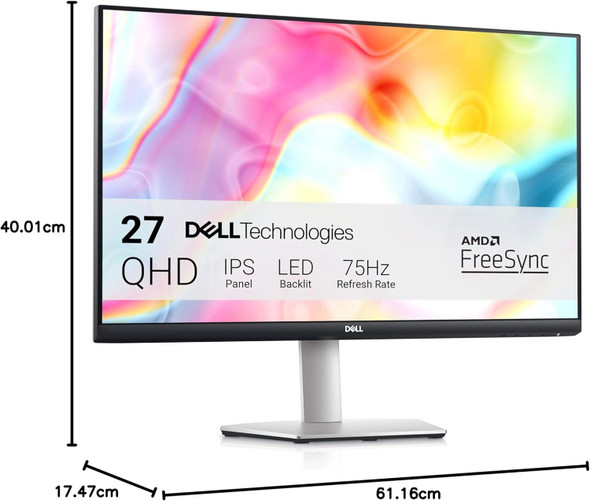 Dell S2722DC 27" QHD USB-C Monitor IPS Height Adjustable