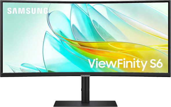 Samsung WQHD Viewfinity S6 34" Monitor 100Hz 3440x1440 Speakers USB-C LAN