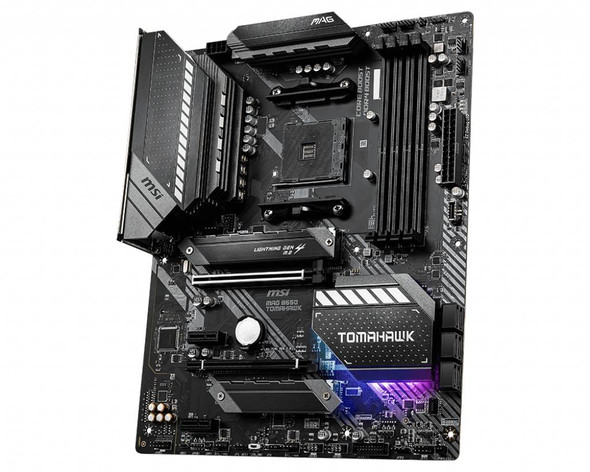 MSI AMD B550 MAG TOMAHAWK AM4 DDR4 PCIe 4.0 ATX Motherboard