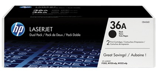 HP CB436A LaserJet Black Toner Cartridge P1505 Series