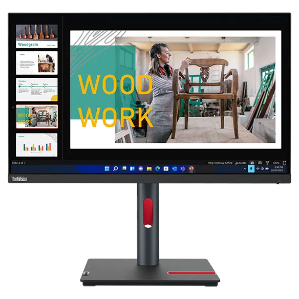Lenovo ThinkVision P24q-30 23.8" QHD IPS Height Adjustable Professional Monitor
