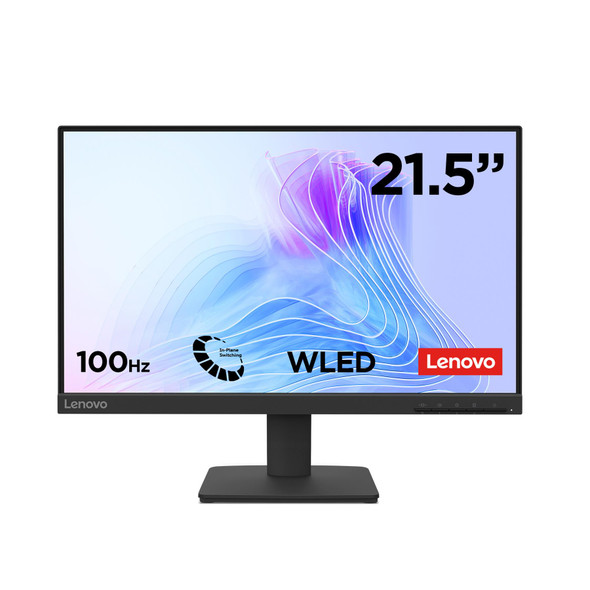 Lenovo L22-4E 21.5" Full HD IPS Monitor 100Hz FHD HDMI VGA Black