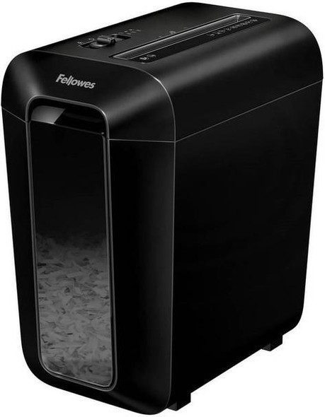 Fellowes Powershred LX65 10 Sheet Cross-Cut Paper Shredder P-4 Security Black