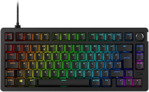 HyperX Alloy Rise 75 Mechanical Gaming Keyboard UK Layout Hot-Swappable