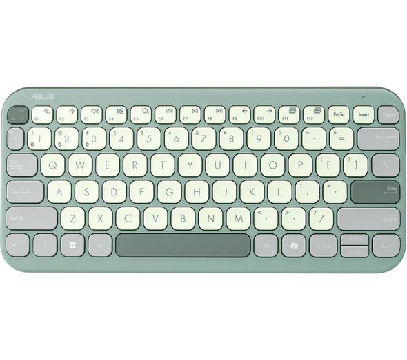 ASUS Marshmallow KW100 Wireless Keyboard Bluetooth Green Tea Latte