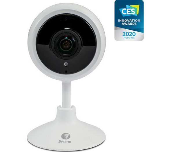 Swann FHD 1080p WiFi Smart Camera With Nightvision & 2-Way Audio - 32 GB