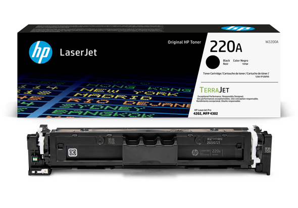 HP 220A Black Original LaserJet Toner Cartridge - W2200A