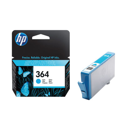 HP 364 Cyan Original Ink Cartridge - CB318EE