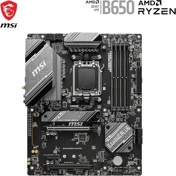 MSI B650 GAMING PLUS WIFI Motherboard AMD AM5 DDR5 ATX Wi-Fi