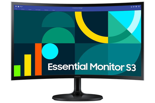 Samsung 24" S36GD Full HD 100Hz 1080p Curved Monitor HDMI Black