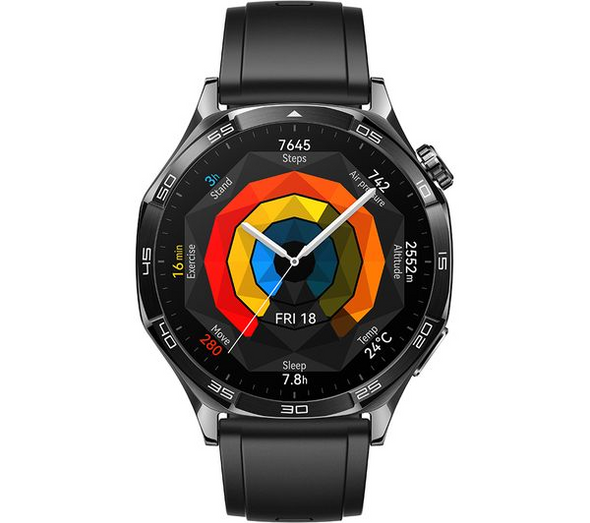 Huawei Watch GT 5 46mm Black Stainless Steel Smartwatch