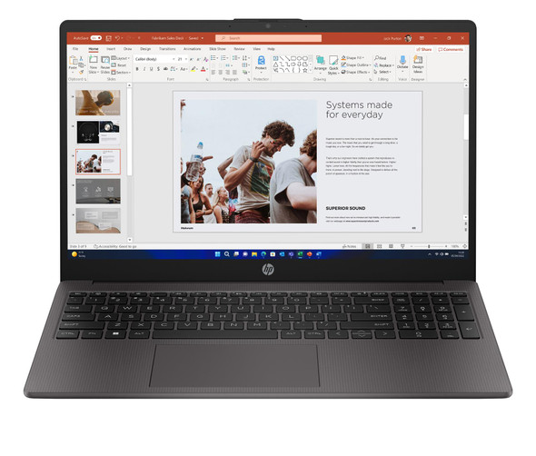 HP 255 G10 15.6" Laptop AMD Ryzen 5 7530U 8GB RAM 256GB SSD Windows 11